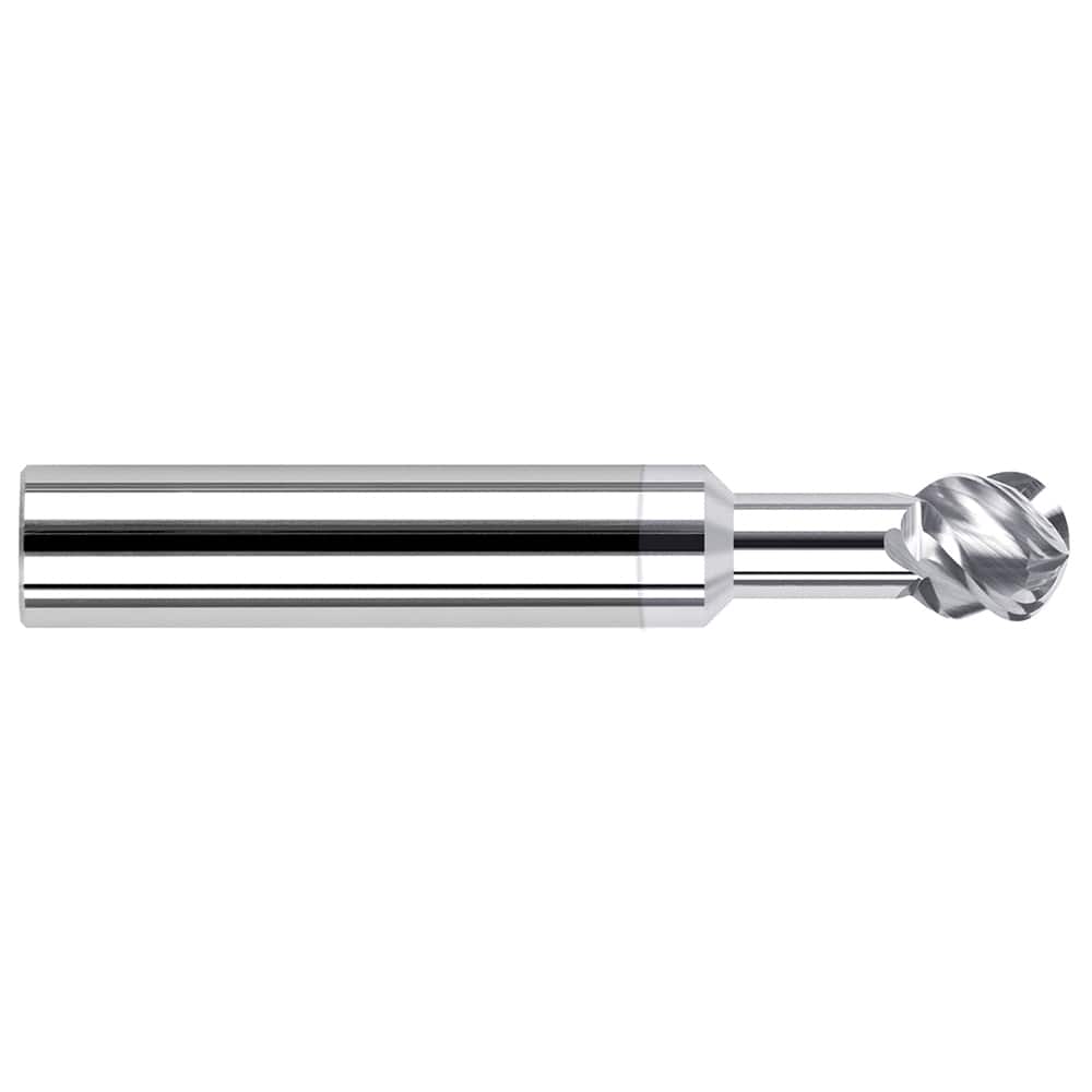 Harvey Tool - 1/8" Diam 270° Wrap Angle 0.107" LOC 4-Flute TiB2 Finish Undercut End Mill - Exact Tool & Supply