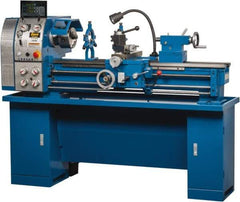 Enco - 12" Swing, 36" Between Centers, 110/220 Volt, Single Phase Bench Lathe - 5MT Taper, 1-1/2 hp, 65 to 1,810 RPM, 1-1/2" Bore Diam, 29.5mm Deep x 580mm High x 1,676mm Long - Exact Tool & Supply