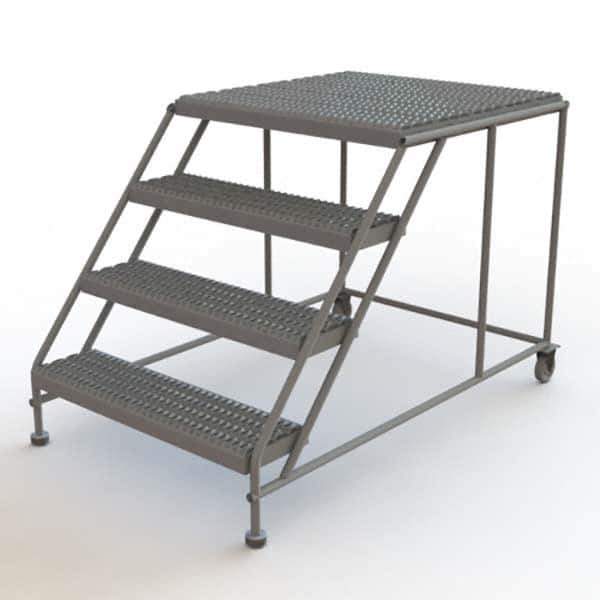 TRI-ARC - Rolling & Wall Mounted Ladders & Platforms Type: Rolling Work Platform Style: Steel Work Platform - Exact Tool & Supply
