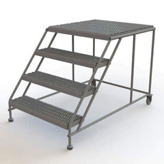 TRI-ARC - Rolling & Wall Mounted Ladders & Platforms Type: Rolling Work Platform Style: Steel Work Platform - Exact Tool & Supply