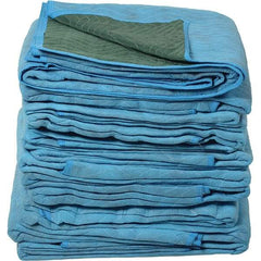 Vestil - 80" Long x 72" Wide Cotton/Polyester Tarp & Dust Cover - Blue - Exact Tool & Supply