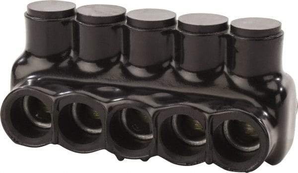 POLARIS nsi - 6 AWG, Class B & C Wire Compatible, Aluminum, Hex Split Bolt Connector - 4.66" OAL, 2.28" Base Width - Exact Tool & Supply