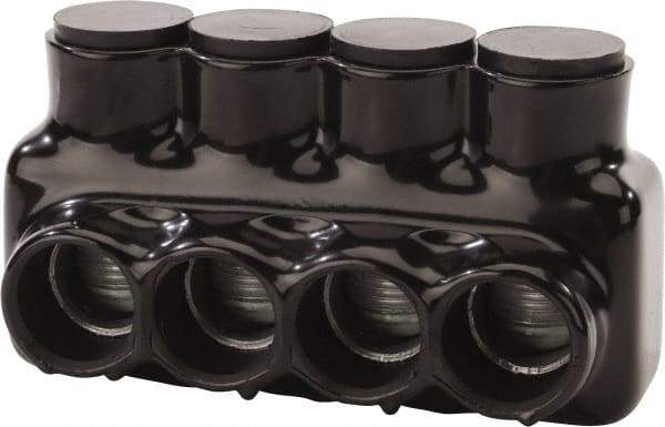 POLARIS nsi - Class B & C Wire Compatible, Aluminum, Hex Split Bolt Connector - 6.38" OAL, 3.41" Base Width - Exact Tool & Supply