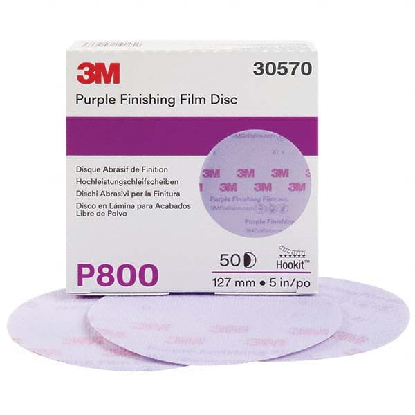 3M - Hook & Loop Discs Abrasive Type: Film Disc Disc Diameter (Inch): 5 - Exact Tool & Supply
