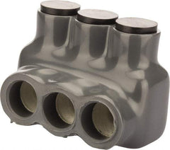 POLARIS nsi - 10 to 1 AWG, Class I, K & M Wire Compatible, Aluminum, Hex Split Bolt Connector - 1.55" OAL, 1.24" Base Width - Exact Tool & Supply