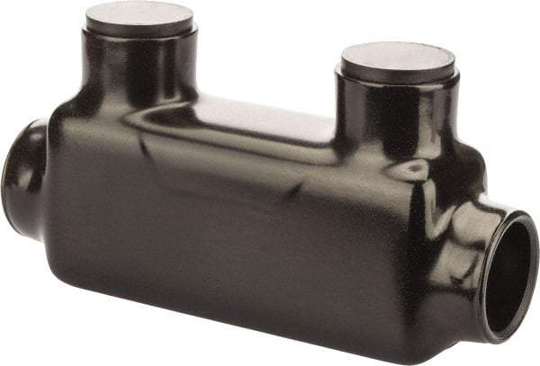 POLARIS nsi - 6 AWG, Class B & C Wire Compatible, Aluminum, Hex Split Bolt Connector - 5.83" OAL, 1.57" Base Width - Exact Tool & Supply