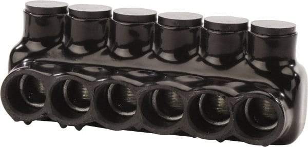 POLARIS nsi - 6 AWG, Class B & C Wire Compatible, Aluminum, Hex Split Bolt Connector - 5.52" OAL, 2.28" Base Width - Exact Tool & Supply