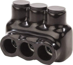 POLARIS nsi - 14 to 1/0 AWG, Class B & C Wire Compatible, Aluminum, Hex Split Bolt Connector - 2.24" OAL, 1-1/2" Base Width - Exact Tool & Supply