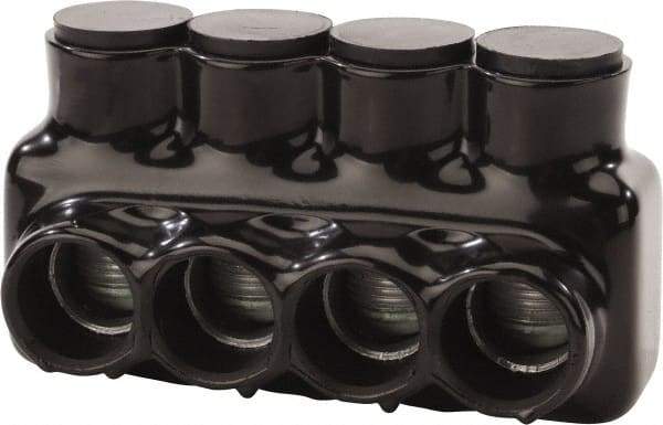 POLARIS nsi - 6 AWG, Class B & C Wire Compatible, Aluminum, Hex Split Bolt Connector - 5.85" OAL, 2.96" Base Width - Exact Tool & Supply