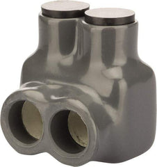 POLARIS nsi - 10 to 1 AWG, Class I, K & M Wire Compatible, Aluminum, Hex Split Bolt Connector - 1.6" OAL, 1.55" Base Width - Exact Tool & Supply