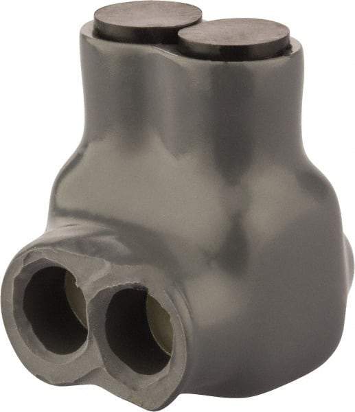 POLARIS nsi - 14 to 6 AWG, Class I, K & M Wire Compatible, Aluminum, Hex Split Bolt Connector - 1.13" OAL, 1.24" Base Width - Exact Tool & Supply