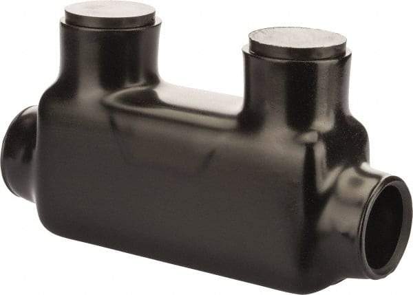 POLARIS nsi - 4 AWG, Class B & C Wire Compatible, Aluminum, Hex Split Bolt Connector - 4.62" OAL, 1.62" Base Width - Exact Tool & Supply