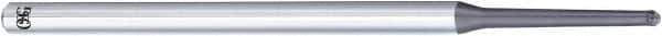 OSG - 3mm Diam, 2.4mm LOC, 2 Flute Solid Carbide Ball End Mill - WXL Finish, Single End, 70mm OAL, 6mm Shank Diam - Exact Tool & Supply