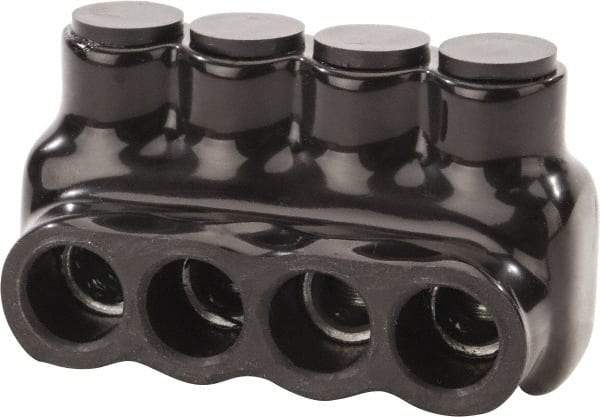 POLARIS nsi - 14 to 1/0 AWG, Class B & C Wire Compatible, Aluminum, Hex Split Bolt Connector - 2.89" OAL, 1-1/2" Base Width - Exact Tool & Supply