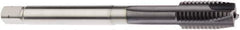 Seco - M27x3.00 Metric 4 Flute 6HX Modified Bottoming Spiral Flute Tap - Powdered Metal, AlTiN Finish, 160mm OAL, Right Hand Flute, Right Hand Thread, H6 - Exact Tool & Supply
