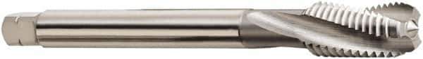 Seco - M12x1.75 Metric 3 Flute 6H Modified Bottoming Spiral Flute Tap - Powdered Metal, Bright Finish, 110mm OAL, Right Hand Flute, Right Hand Thread, H6 - Exact Tool & Supply