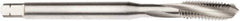 Seco - M4x0.70 Metric 3 Flute 6H Modified Bottoming Spiral Flute Tap - Powdered Metal, Bright Finish, 63mm OAL, Right Hand Flute, Right Hand Thread, H6 - Exact Tool & Supply