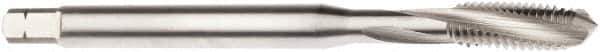 Seco - M6x1.00 Metric 3 Flute 6H Modified Bottoming Spiral Flute Tap - Powdered Metal, Bright Finish, 80mm OAL, Right Hand Flute, Right Hand Thread, H6 - Exact Tool & Supply