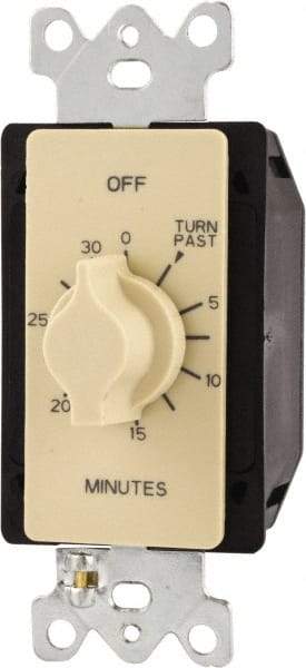 TORK nsi - 0 min to 30 min Indoor Analog Spring-wound Mechanical Timer - 125/250/277 VAC, 50/60 Hz, 2,500 Watts, 48 Modes - Exact Tool & Supply