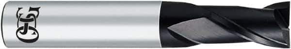 OSG - 5/64", 15/64" LOC, 1/8" Shank Diam, 2" OAL, 2 Flute, Solid Carbide Square End Mill - Single End, WXL Finish, 35° Helix, Centercutting, Right Hand Cut, Right Hand Flute - Exact Tool & Supply