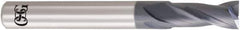 OSG - 1/16", 1/8" LOC, 1/8" Shank Diam, 2" OAL, 2 Flute, Solid Carbide Square End Mill - Single End, WXL Finish, 30° Helix, Centercutting, Right Hand Cut, Right Hand Flute - Exact Tool & Supply