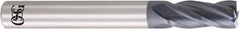 OSG - 4.5mm, 11mm LOC, 6mm Shank Diam, 45mm OAL, 4 Flute, Solid Carbide Square End Mill - Single End, WXL Finish, 30° Helix, Centercutting, Right Hand Cut, Right Hand Flute - Exact Tool & Supply