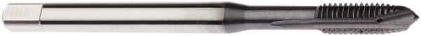 Seco - M10x1.50 Metric, 3 Flute, TiCN Finish, Cobalt Spiral Point Tap - Plug Chamfer, Right Hand Thread, 100mm OAL, 19.2mm Thread Length, 10mm Shank Diam, 6H Class of Fit - Exact Tool & Supply