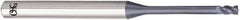 OSG - 1.4mm, 2.1mm LOC, 4mm Shank Diam, 45mm OAL, 4 Flute, Solid Carbide Square End Mill - Single End, WXL Finish, 35° Helix, Centercutting, Right Hand Cut, Right Hand Flute - Exact Tool & Supply