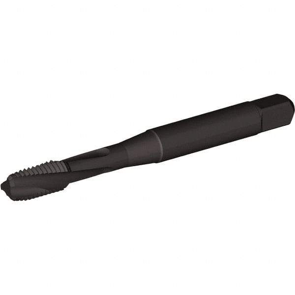 Kennametal - 5/16-24 UNF 3 Flute 2B Bottoming Spiral Flute Tap - Vanadium High Speed Steel, Oxide Finish, 2-23/32" OAL, Right Hand Flute, Right Hand Thread, H4, Series T694 - Exact Tool & Supply