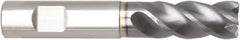 Niagara Cutter - 3/8", 4 Flute, Single End, Solid Carbide, 0.02" Corner Radius End Mill - 3" OAL, Right Hand Flute, 3/4" LOC, Right Hand Cut, 1-1/8" Extended Reach - Exact Tool & Supply