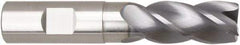 Niagara Cutter - 3/8", 4 Flute, Single End, Solid Carbide, 0.02" Corner Radius End Mill - 3" OAL, Right Hand Flute, 3/4" LOC, Right Hand Cut, 1-1/8" Extended Reach - Exact Tool & Supply