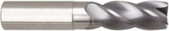 Niagara Cutter - 3/8", 4 Flute, Single End, Solid Carbide, 0.02" Corner Radius End Mill - 3" OAL, Right Hand Flute, 3/4" LOC, Right Hand Cut, 1-1/8" Extended Reach - Exact Tool & Supply