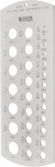 SPI - Drill Gages Minimum Hole Size (Inch): 1/16 Maximum Hole Size (Inch): 1/2 - Exact Tool & Supply