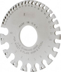 SPI - Wire & Sheet Metal Gages For Use With: Sheet & Plate Iron & Steel Minimum Size (Wire): #36 - Exact Tool & Supply
