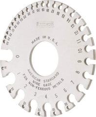 SPI - Wire & Sheet Metal Gages For Use With: Non-Ferrous Metals Minimum Size (Wire): #36 - Exact Tool & Supply