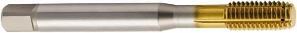 Seco - M14x1.50 Metric 6HX H6 Thread Limit Modified Bottoming Thread Forming Tap - Vanadium High Speed Steel, TiN Finish, 100mm OAL, 21mm Thread Length, Right Hand Thread - Exact Tool & Supply