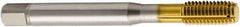 Seco - M22x2.50 Metric 6HX H6 Thread Limit Modified Bottoming Thread Forming Tap - Vanadium High Speed Steel, TiN Finish, 140mm OAL, 34mm Thread Length, Right Hand Thread - Exact Tool & Supply