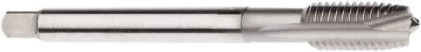 Seco - M14x2.00 Metric, 4 Flute, Bright Finish, Cobalt Spiral Point Tap - Plug Chamfer, Right Hand Thread, 110mm OAL, 63/64" Thread Length, 11mm Shank Diam, 6H Class of Fit - Exact Tool & Supply