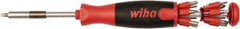 Wiha - Bit Screwdriver Set - Phillips, Slotted, Torx, Hex, Square, Posidriv - Exact Tool & Supply