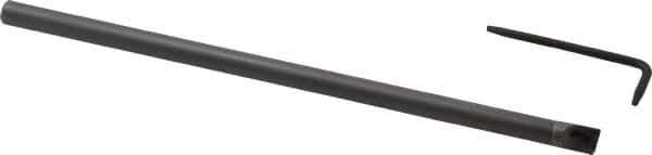 Hertel - 0.3" Min Bore Diam, 6" OAL, 1/4" Shank Diam, HBBF Indexable Boring Bar - 2-1/2" Max Bore Depth, TD.. Insert, Screw Holding Method - Exact Tool & Supply