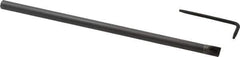 Hertel - 0.3" Min Bore Diam, 6" OAL, 1/4" Shank Diam, HBBF Indexable Boring Bar - 2-1/2" Max Bore Depth, TD.. Insert, Screw Holding Method - Exact Tool & Supply