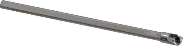 Hertel - 0.26" Min Bore Diam, 4" OAL, 3/16" Shank Diam, HBBG Indexable Boring Bar - 0.748" Max Bore Depth, WPGT Insert, Screw Holding Method - Exact Tool & Supply