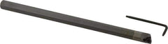 Hertel - 0.415" Min Bore Diam, 6" OAL, 3/8" Shank Diam, HBBQ Indexable Boring Bar - 3-3/4" Max Bore Depth, WPGT Insert, Screw Holding Method - Exact Tool & Supply