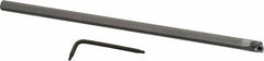 Hertel - 0.285" Min Bore Diam, 6" OAL, 1/4" Shank Diam, HBBG Indexable Boring Bar - 2-1/2" Max Bore Depth, WPGT Insert, Screw Holding Method - Exact Tool & Supply