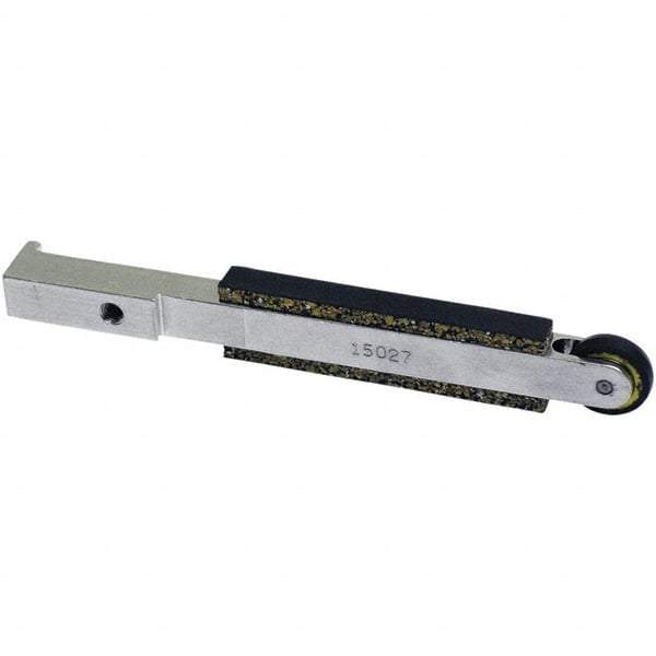 Dynabrade - 1/8" Wide Contact Arm - 1/4" Belt Width, Rubber - Exact Tool & Supply