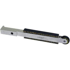 Dynabrade - 1/8" Wide Contact Arm - 1/4" Belt Width, Rubber - Exact Tool & Supply