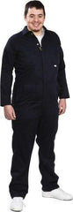 PRO-SAFE - Size M, Navy Blue, Zipper, Arc Flash Coverall - 32 to 34" Chest, Indura Ultra Soft, Cotton, Nylon, 6 Pockets - Exact Tool & Supply