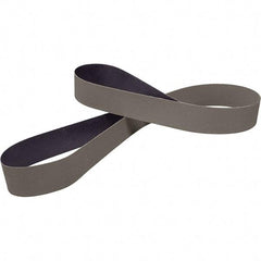 3M - 3" Wide x 132" OAL, A45 Grit, Aluminum Oxide Abrasive Belt - Aluminum Oxide, Coated, Cloth Backing, Dry, Series 237AA - Exact Tool & Supply