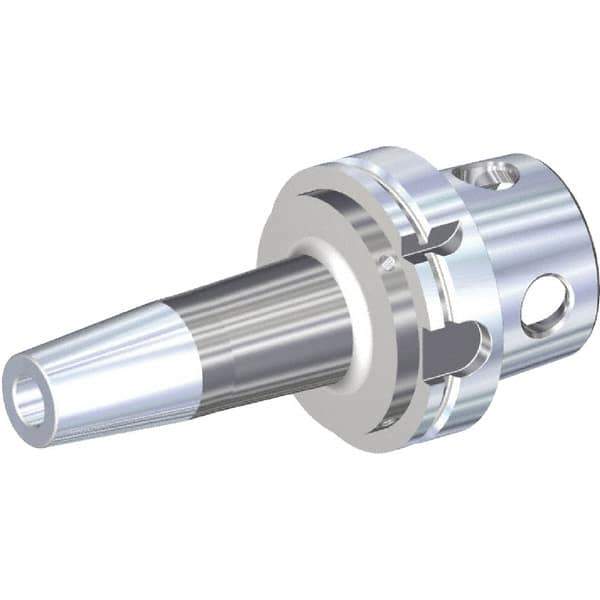 Kennametal - 12mm Hole Diam, KM4X100 Modular Connection Shrink Fit Tool Holder & Adapter - 160mm Projection, 24mm Nose Diam, 36mm Clamping Depth, 15,000 RPM, Through Coolant - Exact Tool & Supply