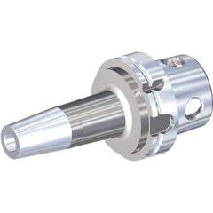 Kennametal - 12mm Hole Diam, KM4X100 Modular Connection Shrink Fit Tool Holder & Adapter - 160mm Projection, 24mm Nose Diam, 36mm Clamping Depth, 15,000 RPM, Through Coolant - Exact Tool & Supply
